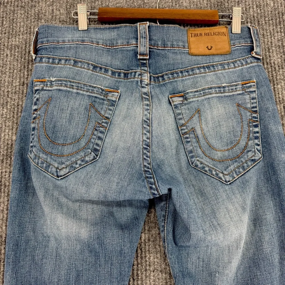 True‎ Religion Geno relaxed slim jeans 31 medium y2k biker distressed denim